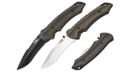 купите Нож складной SOG Kiku Folder Large Satin и Black TiNi / KU1011 - KU1012 в Сургуте Нижневартовске
