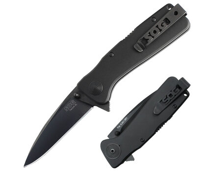 Купите полуавтоматический складной нож SOG Twitch XL Black TiNi TWI21 в Сургуте Нижневартовске в нашем интернет-магазине