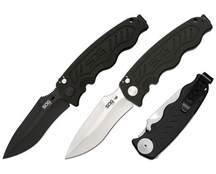 Купите полуавтоматический складной нож SOG Zoom Spring Assisted Satin и Black TiNi (ZM1011 - ZM1012) в Сургуте Нижневартовске в нашем интернет-магазине