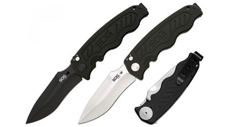 купите Полуавтоматический складной нож SOG Zoom Spring Assisted Satin и Black TiNi / ZM1011 - ZM1012 в Сургуте Нижневартовске