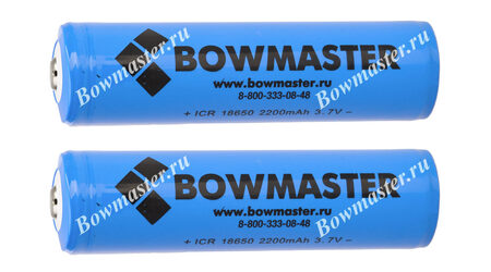 купите Литий-ионный аккумулятор с защитой BowMaster 18650 2400 mAh (2 шт.) в Сургуте Нижневартовске