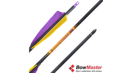 купите Стрела для лука Bowmaster Stinger натуральное оперение 5'' Shield (Боумастер Стингер) в Сургуте Нижневартовске