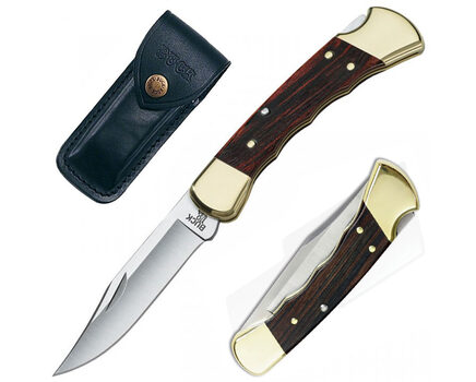 Купите складной нож Buck 110 Folding Hunter с выемками под пальцы 420HC 0110BRSFG в Сургуте Нижневартовске в нашем интернет-магазине