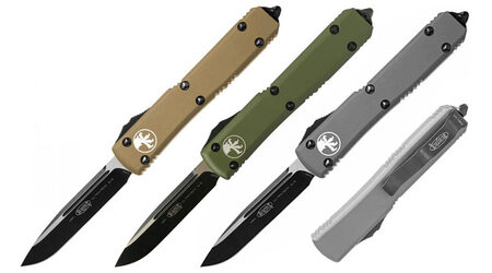 купите Автоматический выкидной нож Microtech Ultratech S/E Standard Drop Point / 121-1GY - 121-1OD - 121-1TA в Сургуте Нижневартовске