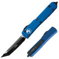 Фронтальный нож-автомат Microtech Ultratech Tanto 123-1BL синий