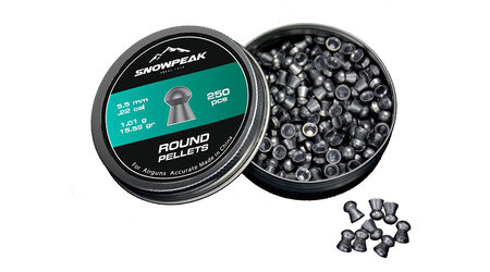купите Свинцовые пульки для пневматики SnowPeak Round калибр 5.5 мм в Сургуте Нижневартовске