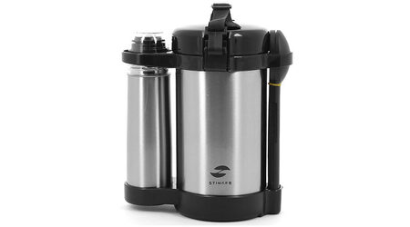 купите Термос суповой 1,5 л на 3 контейнера и мини-термос на 250 мл Stinger HY-LB408-1 в Сургуте Нижневартовске