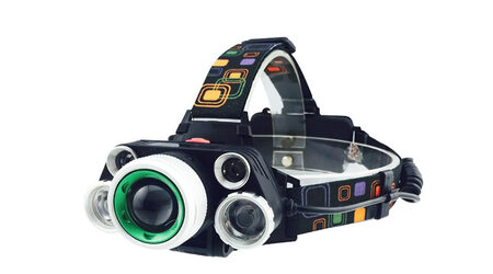 купите Светодиодный налобный фонарь UltraFire HL-8220-5 (Cree XML T6 + 4 XPE) 2300 люмен в Сургуте Нижневартовске