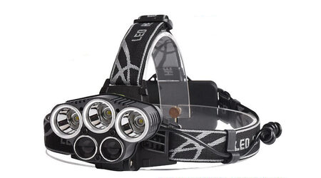 купите Светодиодный налобный фонарь Boruit P-K65L (Cree XML T6 + 2 Q5) 2200 люмен в Сургуте Нижневартовске